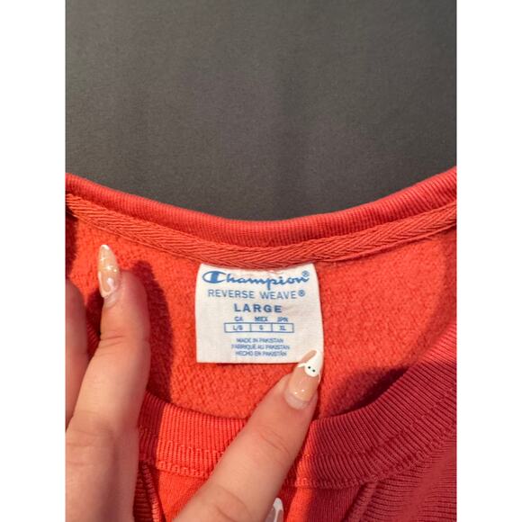 University of Houston Champion Reverse Weave Crewneck Sweatshirt Unisex Large - Picture 2 of 4